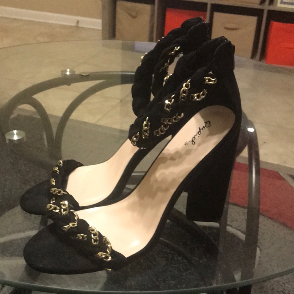 Black heels